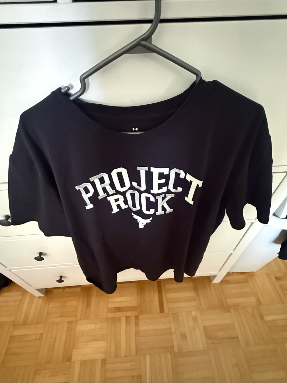 Under Armour Black Project Rock Logo Tee